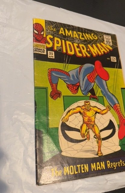 The Amazing Spider-Man #35 (1966)Kirby 2nd molten man