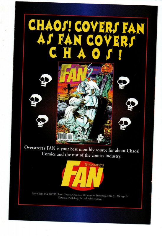 Lady Death Fan Edition All Hollow's Eve - Chaos - 1997 - NM 