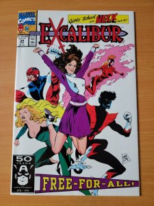 Excalibur #34 Direct Market Edition ~ NEAR MINT NM ~ 1991 DC Comics 