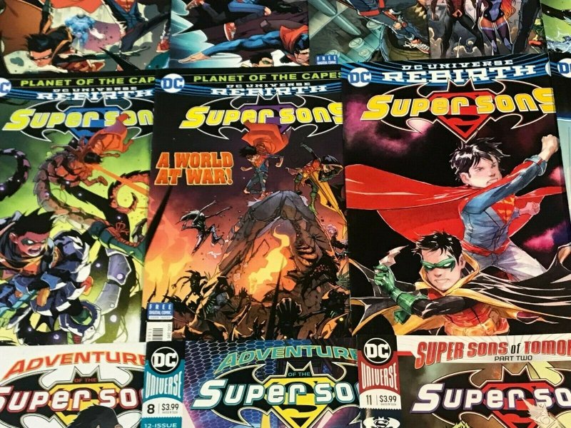 SUPER SONS#2-12 VF/NM LOT 2017 (13 BOOKS) DC COMICS