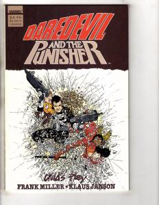 Daredevil & The Punisher Childs Play NM Marvel Comics Graphic Novel Miller J274