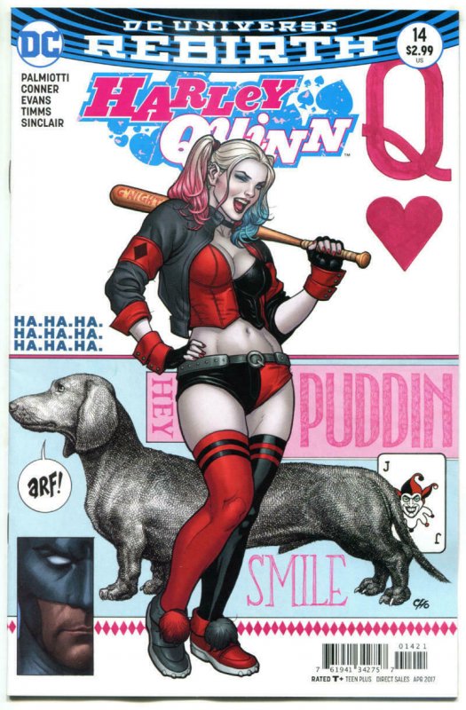 HARLEY QUINN #14, NM, Rebirth, Amanda Conner, Frank Cho, 2016, more HQ in store 