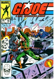 G.I. Joe #16 Marvel Comics 1983 VF 1st Cover Girl / Tripwire