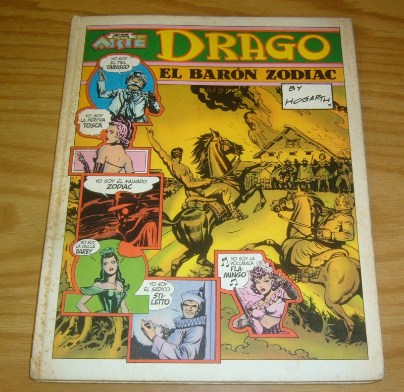 Drago HC 1 FN noveno arte - el baron zodiac - hogarth hardcover 1973 spanish 