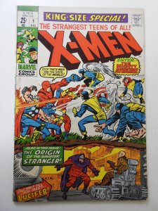 X-Men Annual #1 (1970) VG Condition 1 in spine split