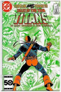 Tales of The Teen Titans #55 Deathstroke (DC, 1985) VF