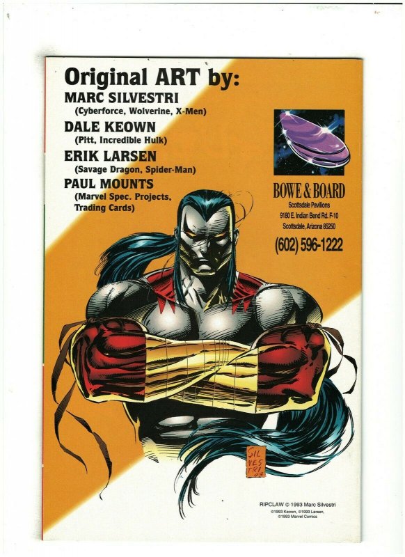 Cyberforce #2 VF+ 8.5 Newsstand Image Comics 1993 Marc Silvestri 