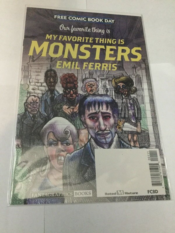 My Favorite Thing Is Monsters Free Comic Book Day Nm Near Mint Fantagraphics