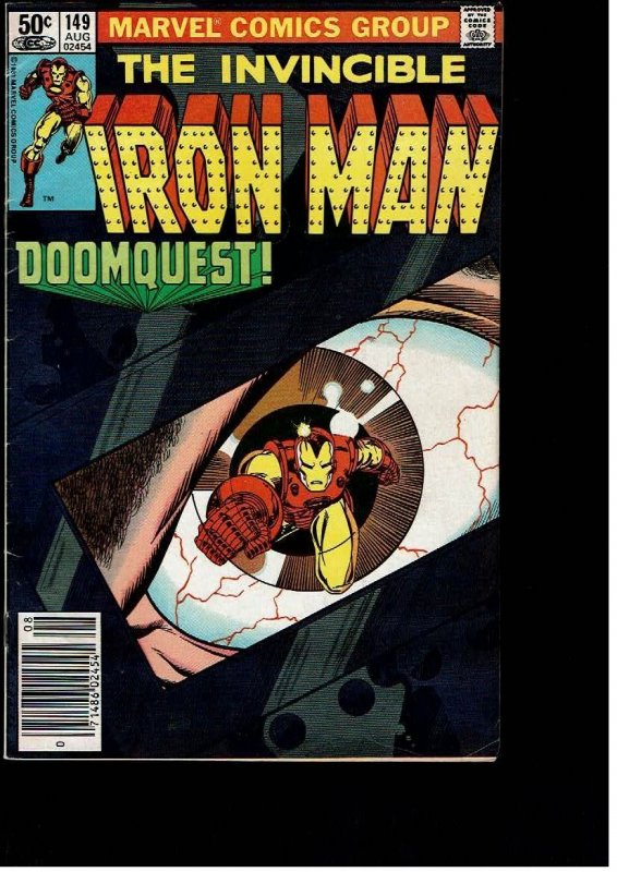 Iron Man #149 (1981)VF/NM*Newsstand^