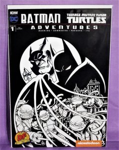 Batman Teenage Mutant Ninja Turtles Adventures #1 Signed and Remarked (IDW 2016)