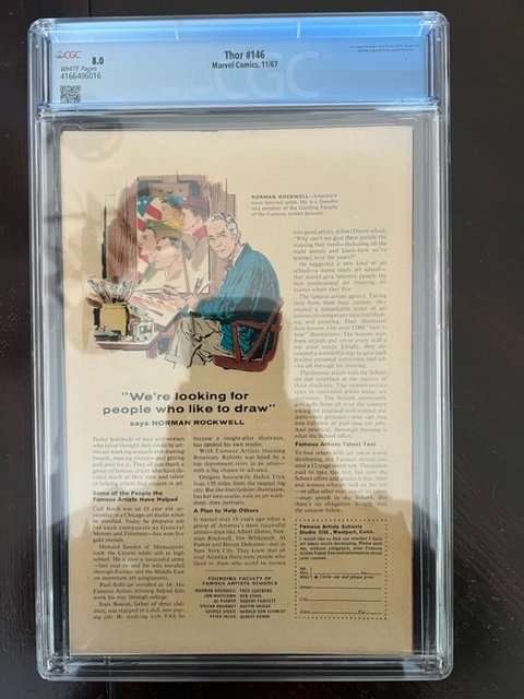 Thor #146 (1967) - CGC 8.0 ! Inhumans Origin! KEY