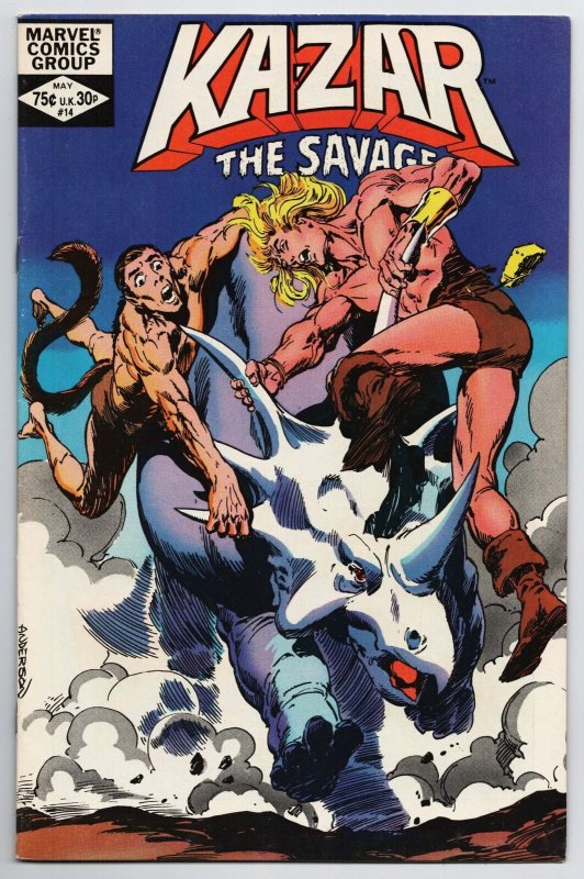 Ka-Zar The Savage #14 Shanna The She-Devil (Marvel, 1982) FN/VF