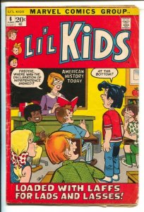 Li'll Kids #6 1972-Marvel-Little Lizzie-Frankie Fiddle-Calvin prototype-Afro ... 