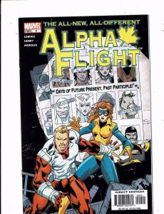 Lot of 4 Alpha Flight Marvel Comic Books #1 2 4 9 MS11