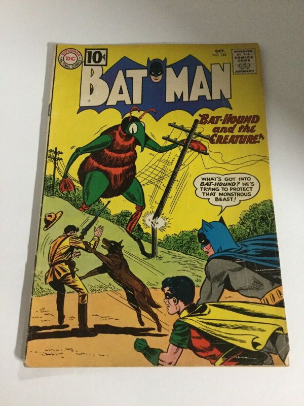 Batman 143 Vg/Fn Very Good/Fine 5.0 DC Comics Silver Age