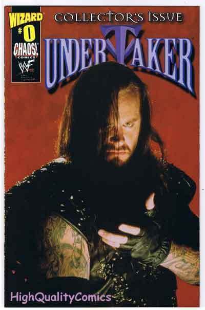 UNDERTAKER #0, Photo cv, WWF, Chaos,1999, Wizard, NM