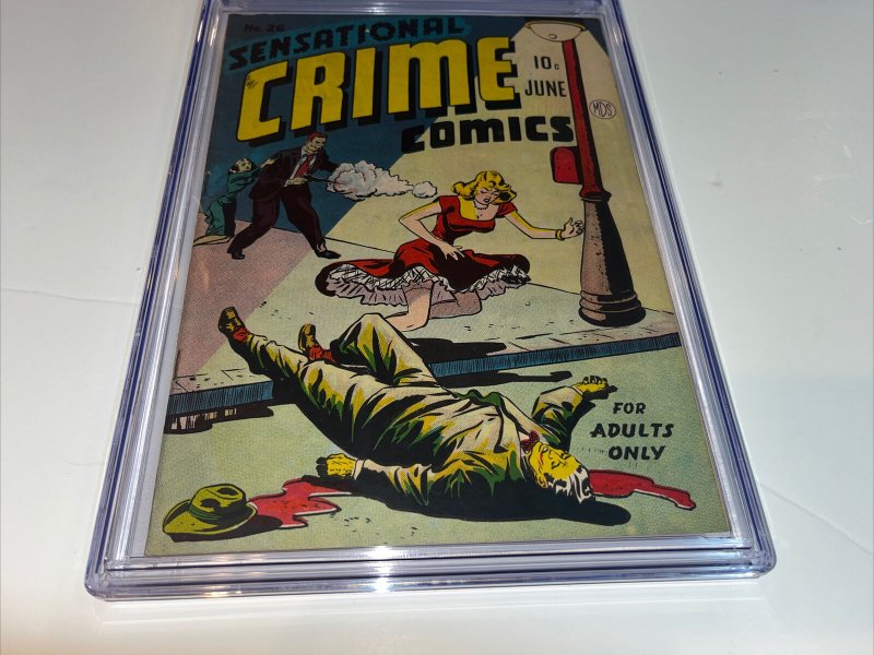Sensational Crime Comics (1948) # 26 (CGC 7.0) Canada • Censys=3 Highest Graded