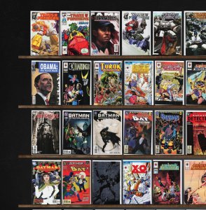 Huge Lot 150+ Comics with Archer & Armstrong, Detective Comics, Batman & More!