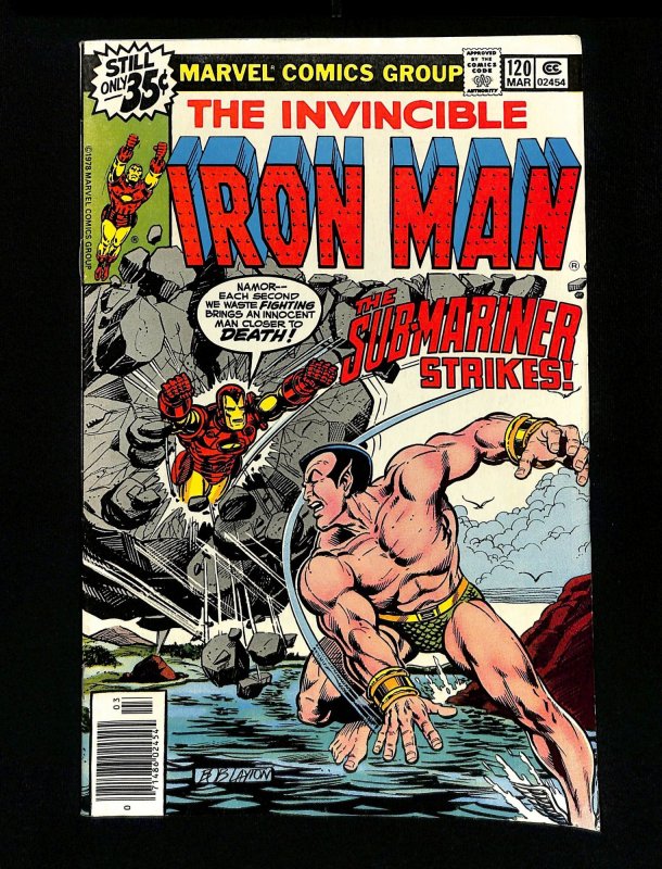 Iron Man #120 1st Justin Hammer! Vs. Sub-Mariner! Bob Layton Art!