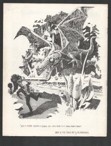 Burroughs Bulletin #20 1970-Edgar Rice Burroughs & TarzanFanzine-The Cave Gir...