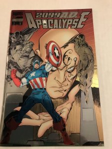 2099 A.D. Apocalypse #1 : Marvel 1995 NM; wrap around metallic cover