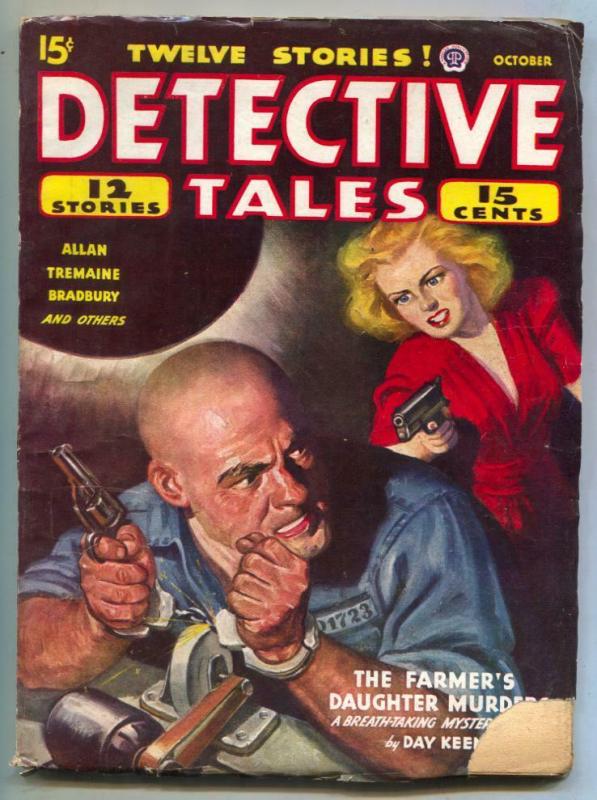 Detective Tales Pulp October 1944-Farmer's Daughter Murders