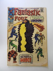 Fantastic Four #67 (1967) 1st appearance of Him (Warlock) GD- see description