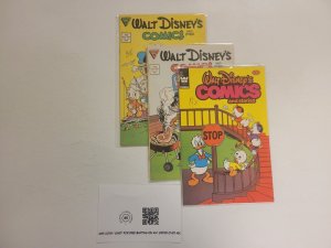 3 Walt Disney's Comics and Stories Gladstone Comic Books #495 511 512 55 TJ14