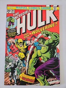 The Incredible Hulk 181 (1974) 1st appearance of Wolverine MVS intact