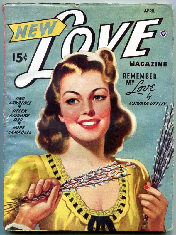 New Love Pulp April 1946- Kathryn Keeley- Vina Lawrence VG/F