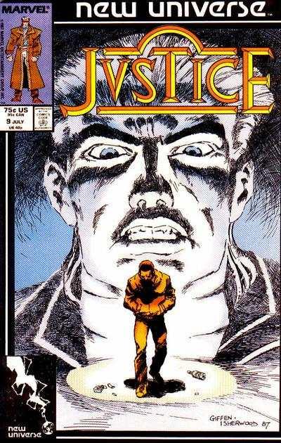 Justice (1986 series) #9, NM- (Stock photo)