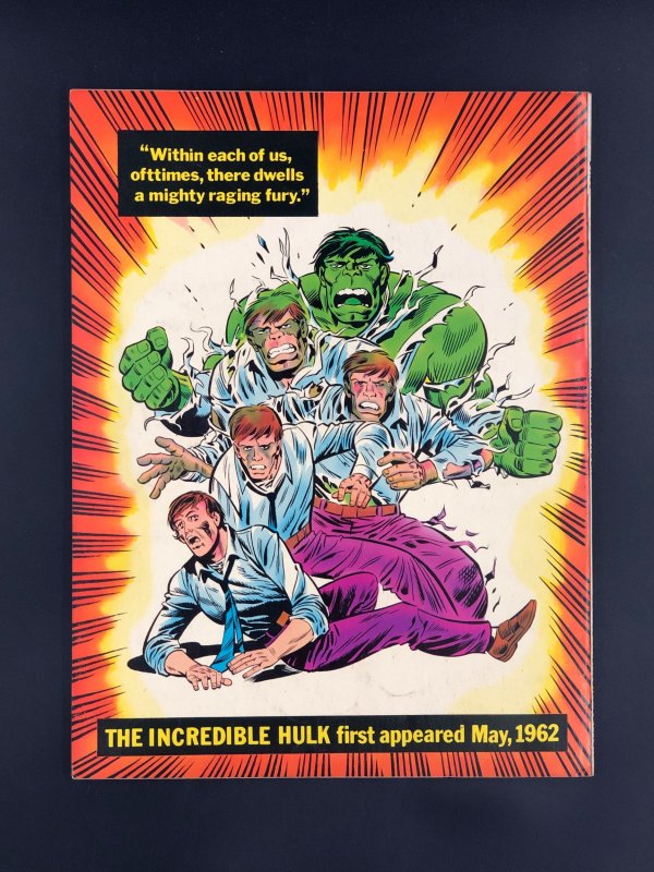 Marvel Treasury Edition #5 (1975) The Hulk on the Rampage!