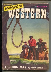Mammoth Western 1/1948-Hanging cover-Robert Gibson Jones-Fighting Man-Frank...