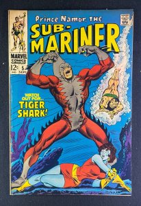 Sub-Mariner (1968) #5 FN (6.0) 1st Tiger Shark