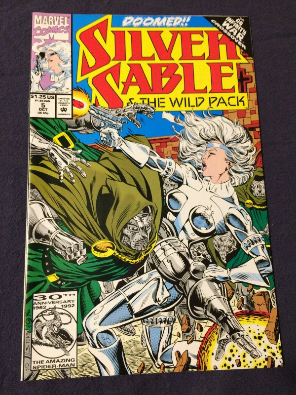 Silver Sable & The Wild Pack #5 Doomed Infinity War Crossover Marvel VFN (1992)