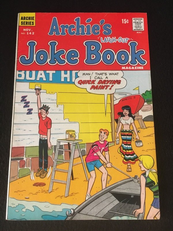 ARCHIE'S JOKE BOOK MAGAZINE #142 F- Condition