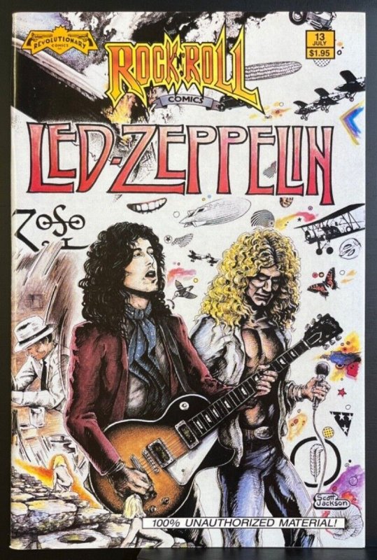 Rock N' Roll Comics #13 Led Zepplin - Revolutionary Comics - 1990