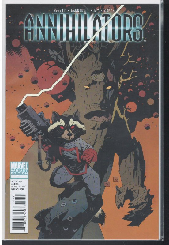 Annihilators #1 (Marvel, 2011) - Mignola Variant Cover