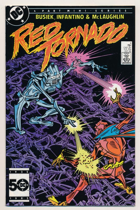 Red Tornado (1985) #1-4 VF Complete series
