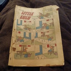 1951 Marge's Little Lulu Dell Comic Book January Snowman Bus Stop Comic Book #31