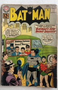 Batman #151  (1962)batgirl on a bike!! Cvr detached