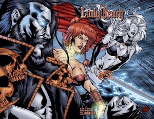 Lady Death Annual # 1 Limited to 1000 Allies Wrap Around Variant Cover !!  NM