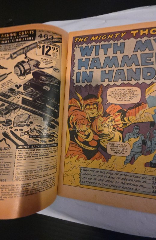 Journey Into Mystery #120 (1965)in my hand this hammer foxxing
