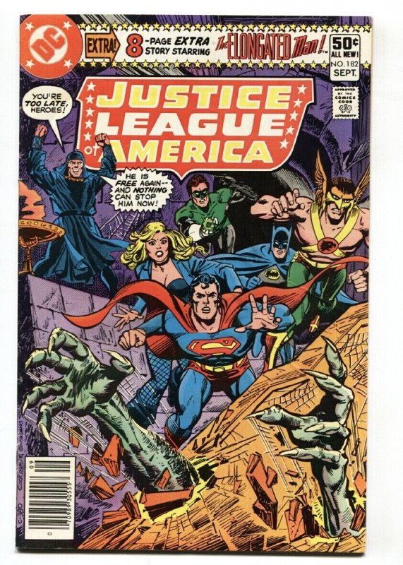 JUSTICE LEAGUE OF AMERICA #182 1980- Superman- Batman DC comic book