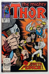 Thor #395 (1988) 1st app of Earth Force