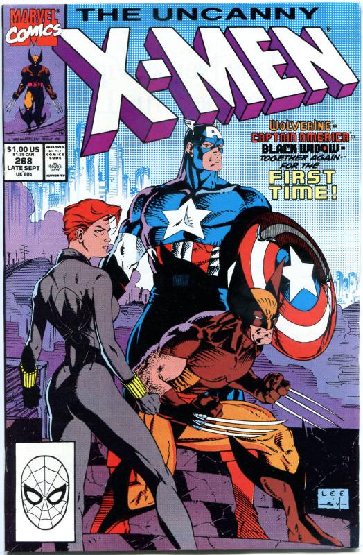 X-MEN #268, VF+, Wolverine, Captain America, Claremont, Uncanny, more in store