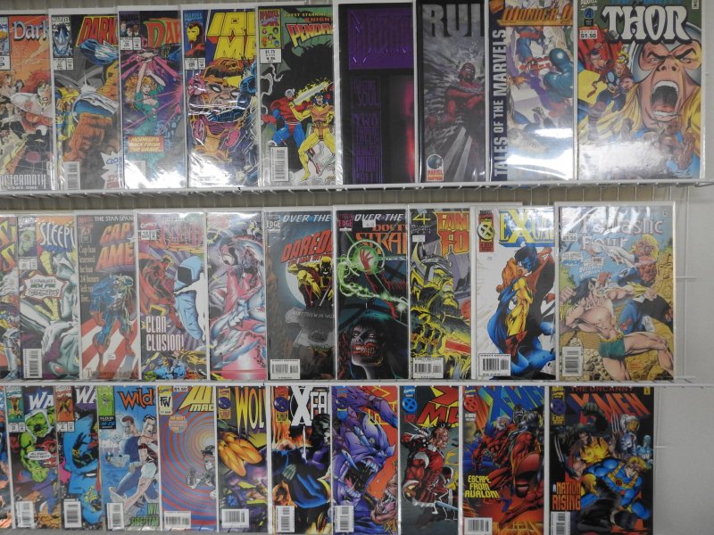 Huge Lot of 130+ Comics W/ Punisher, Venom, Ghost Rider Avg. VF Condition