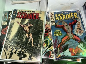 Sub-Mariner (1968) Lot - Complete Series Set w/#’s 1-72, Has 5 34 35 50, Clean