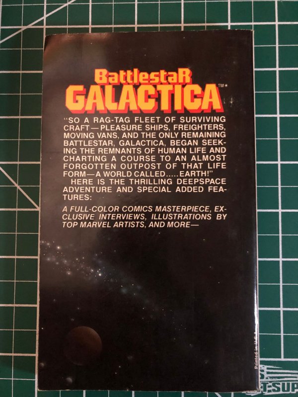 Battlestar Galactica #1 (1978) paperback pocketbook.