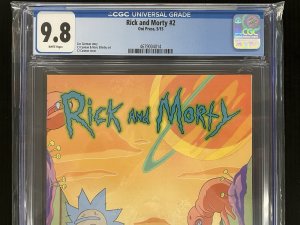 Rick and Morty #2 CGC 9.8 (2015) Oni Press Zac Gorman IN-HAND PROSHIPPER